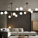 Lustre Pendente Barroco Preto e Dourado