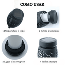 Luminária Balizadora Solar em LED - Solar Flame