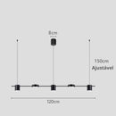 Lustre Pendente Moderno Intensity LED