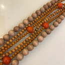 Colar de Mesa Barroco Artesanal em Madeira