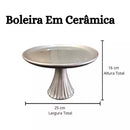 Boleira de Cerâmica para Festa e Decoração