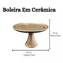 Boleira de Cerâmica para Festa e Decoração