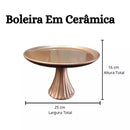 Boleira de Cerâmica para Festa e Decoração