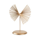 Escultura Decorativa em Ferro Dourado