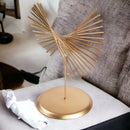 Escultura Decorativa em Ferro Dourado