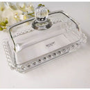 Manteigueira Pearl em Cristal Transparente