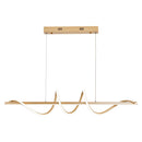 Lustre Pendente LED Dourado – Design, Luz e Sofisticação em Cada Detalhe