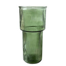 Vaso de Vidro Canelado Pectore Colorido
