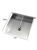 Porta Guardanapo Aço Inox Sofisticado