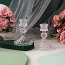 Castiçal de Vidro Decorativo Elegante