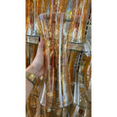 Vaso em Vidro Âmbar com Design Clássico