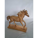 Escultura Decorativa em Gesso Dourado