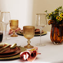 Taças de Cristal com Borda Dourada 600ml
