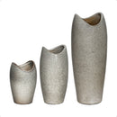 Trio de Vasos de Cerâmica em Tons Elegantes