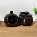 Kit Alheiro e Saleiro de Cerâmica Charmoso