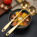 Jogo de Talheres Dourado Aço Inox 4 Peças Elegantes