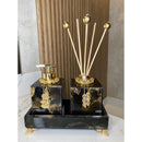 Conjunto Completo Lavabo Luxo com Efeito Mármore