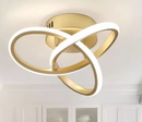 Lustre LED Contemporâneo em Design Escultural e Luz Suave