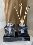 Conjunto Completo Lavabo Luxo com Efeito Mármore