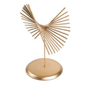 Escultura Decorativa em Ferro Dourado