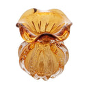 Vaso Murano Âmbar em Vidro Artesanal de Luxo
