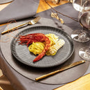 Conjunto de Jantar Flat Ônix: Design Natural e Sofisticado