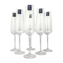 Brinde com Cristal: Taças Flauta Ardea 220ml