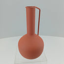 Vaso Decorativo em Metal Rosa Elegante