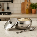 Farinheira em Inox com Tampa e Colher