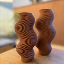 Vaso Decorativo Ondulado - Impressão 3D